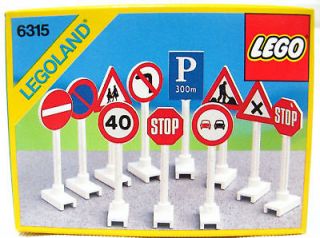 Newly listed LEGO Vintage Set 6315 Road Sign Town City System 20 years 
