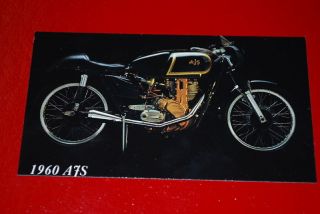1960 AJS 7R BOY RACER PHOTO MAGNET MOTORCYCLE PRINT 60 350cc 4 SPEED 