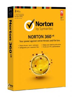Symantec Norton 360 V6 Premier Edition (3 User/s) for Windows Product 