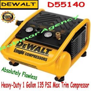 DeWalt   1 Gallon 135 PSI   Emglo Compressor   D55140 *