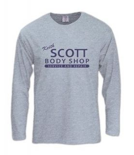 Keith Scott body shop service and repair Long Sleeve T Shirt one tree 