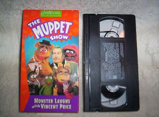   Muppet Show Monster Laughs With Vincent Price Halloween Kermit Frog
