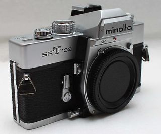 vintage minolta srt 102 35mm slr film camera body only