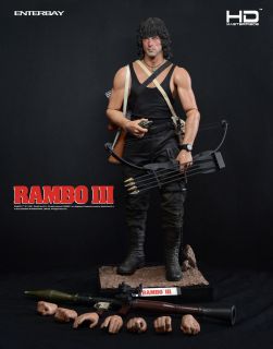Enterbay, HD Masterpiece, Rambo III/ Sylvester Stallone Figure INSTOCK