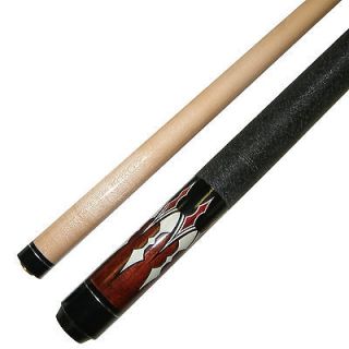   Hardwood Canadian Maple Pool Cue Billiard Stick 20 Oz W Steel Joint