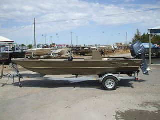  G3 1860WOF Duck Boat w/90hp Yamaha & trailer Jon boat center console