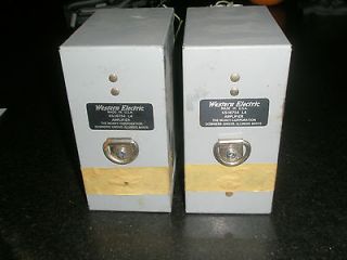 pair western electric preamp amp  