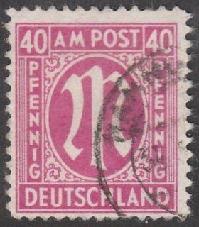 GERMANY ALLIED (UK/US) OCC 1945 USED STAMP   DEFINITIVE (GERMAN ISSUE 