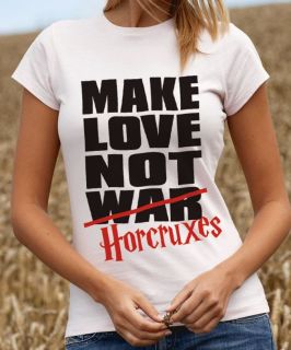 make love not horcruxes harry potter t shirt 1612