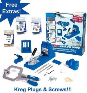 kreg k4ms master system pocket hole jig screws plugs tool