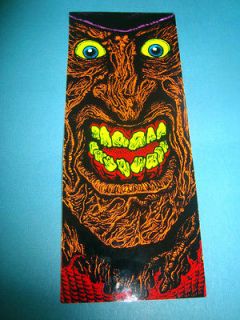 deathwish freddy krueger face horror skateboard sticker returns 