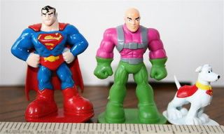 Superman, Krypto Dog, Lex Luthor Super Friends figure set worldwide 