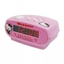Hello Kitty KT2051 AM / FM Alarm Clock Radio With Sleep Timer
