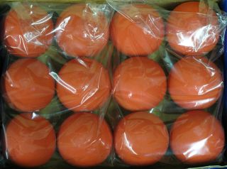   (12) Red Champion Official Rubber Lacrosse Balls NFHS & NCAA Approved