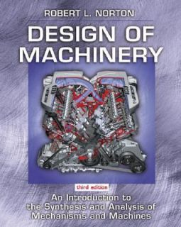 Reprint MP Design of Machinery by Robert L. Norton 2004, CD ROM 