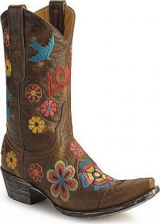 womens handmade leather old gringo cowboy boots checruda