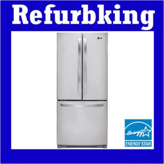 lg 19 7 cu ft french door refrigerator 30 in width stainless steel 