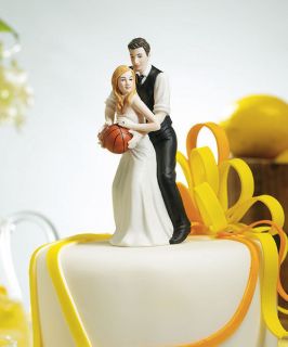   Dream Team Couple Sports Wedding Cake Topper CUSTOMIZATION available