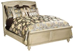 Kincaid Sturlyn Carved Sleigh Bed Bisque White 81 150 81 151 King or 