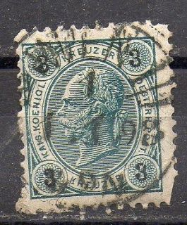 FREE SHIPPING     3kr VERY OLD STAMP FROM AUSTRIA FAMOUS PEOPLE USED