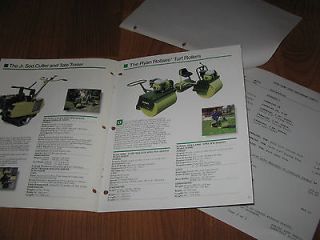   Lawn Care Products Dealer Sales Book Brochure Price List Aerator Rake