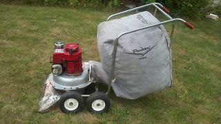 parker 5 hp comercial leaf scavenger vacuum 