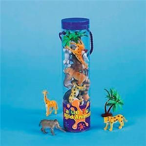 wild animals tube replicas preschool montessori teacher expedited 