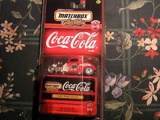 MATCHBOX COLLECTIBLES COCA COLA1933 FORD COUPE 164 SCALE DIE CAST
