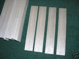 High quality Model Balsa Wood 100 Sheets planks 12 x 2 x 1/16