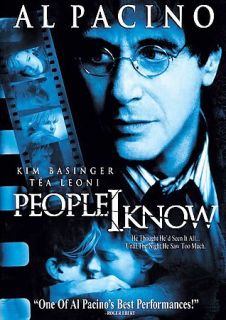 People I Know   Al Pacino Kim Basinger Tea Leoni (DVD, 2004) WS