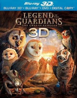 Legend of the Guardians The Owls of GaHoole Blu ray DVD, 2010, 3 Disc 