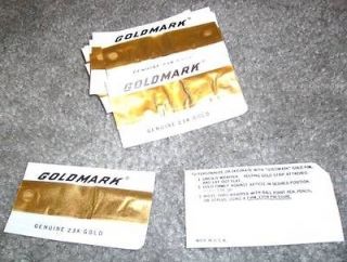 20 packets of genuine 23k gold leaf goldmark 75 x