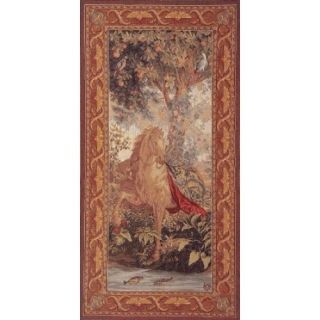 Le Point Deau   Cheval 9073 French Tapestry Wall Hanging H 60 x W 30