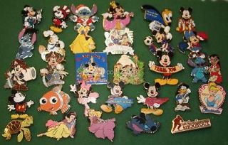 Disney 25 Pin Lot   Random Selection   No Duplicates    