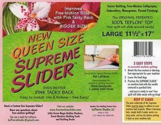 Queen Size Supreme Slider Free Motion Machine Quilting Mat