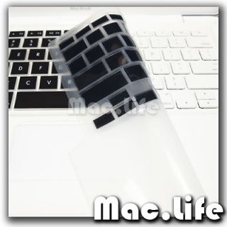   BLACK Silicone Keyboard Skin Cover for Old Macbook White 13 (A1181