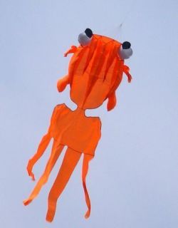 3m parafoil orange goldfish kite sport stu nt power