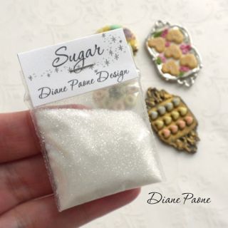 Super Fine Fake SUGAR for Miniature Sweets & Desserts   Dollhouse 