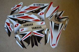 ONE INDUSTRIES WHITE TEAM GRAPHICS & BACKGROUNDS YAMAHA YZ250F YZF 10 