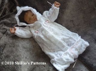 knitting pattern patterns baby sleeping bag reborn 151 time left