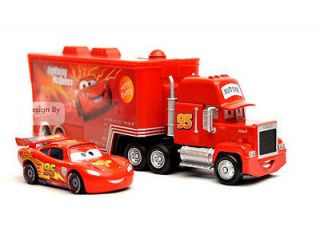 Disney Pixar CARS 2 MACK Hauler Super Liner Truck And Lightning 
