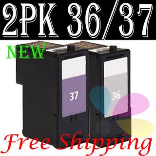 Multi pack of 2 Lexmark # 36 37 18C2130 18C2140 Ink Cartridge set for 