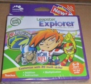 LeapFrog   Leapster Explorer Learning Game: NFLRush Zone 39060
