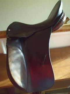 17 inch Lux pre Albion English leather dressage saddle medium 
