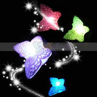 New Romantic Butterfly 7 Color Changing LED Night Light Lamp 