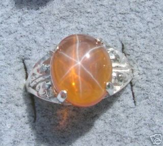honey gold lindy linde star sapphire created s s ring