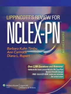 Lippincotts Review for NCLEX PN by Barbara K. Timby and Timby 2009 
