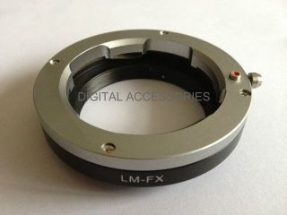 Leica M Lens to Fuji FX Mount Adapter Ring Without Tripod For Fujifilm 
