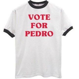 vote for pedro gosh liger funny new ringer t shirt mens