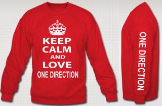   AND LOVE one direction crewneck niall zayn liam louis harry ONE D TEE